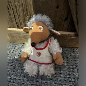 The Wombles Tomsk Vintage Stuffed Plush 1998 Elizabeth Beresford 26cm Retro 90s